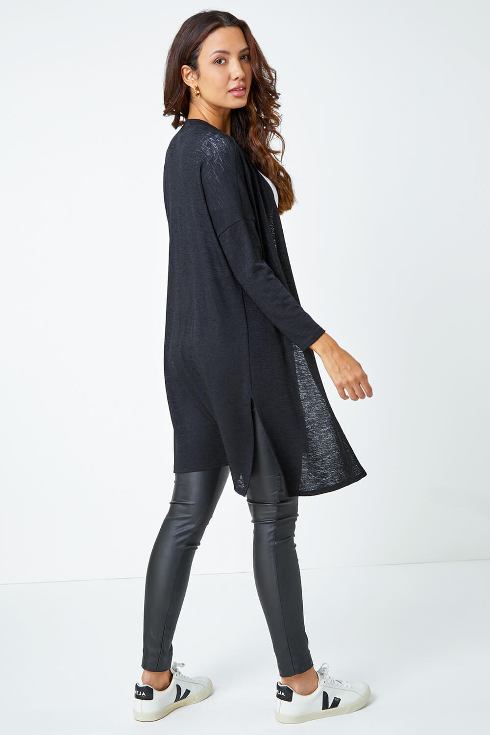 Jersey on sale longline cardigan