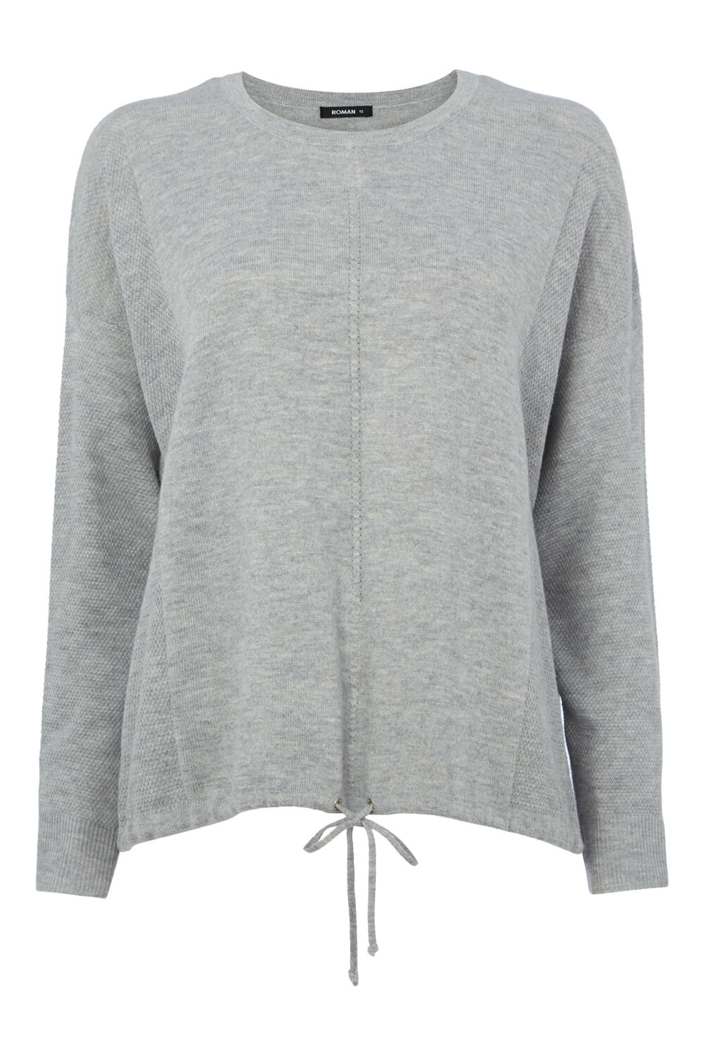 Tie Detail Jumper in Grey Roman Originals UK