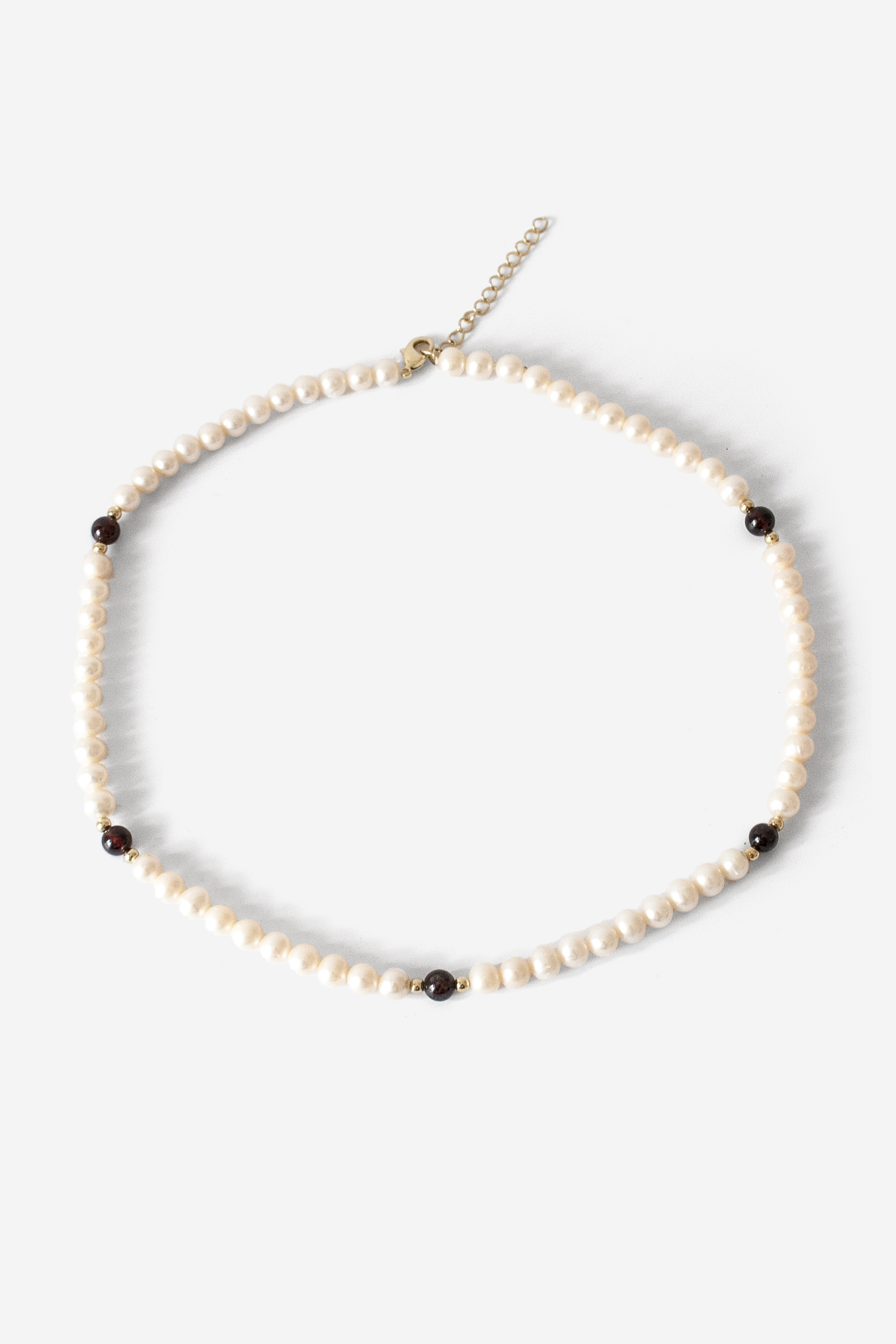 White and Black Pearl Necklace