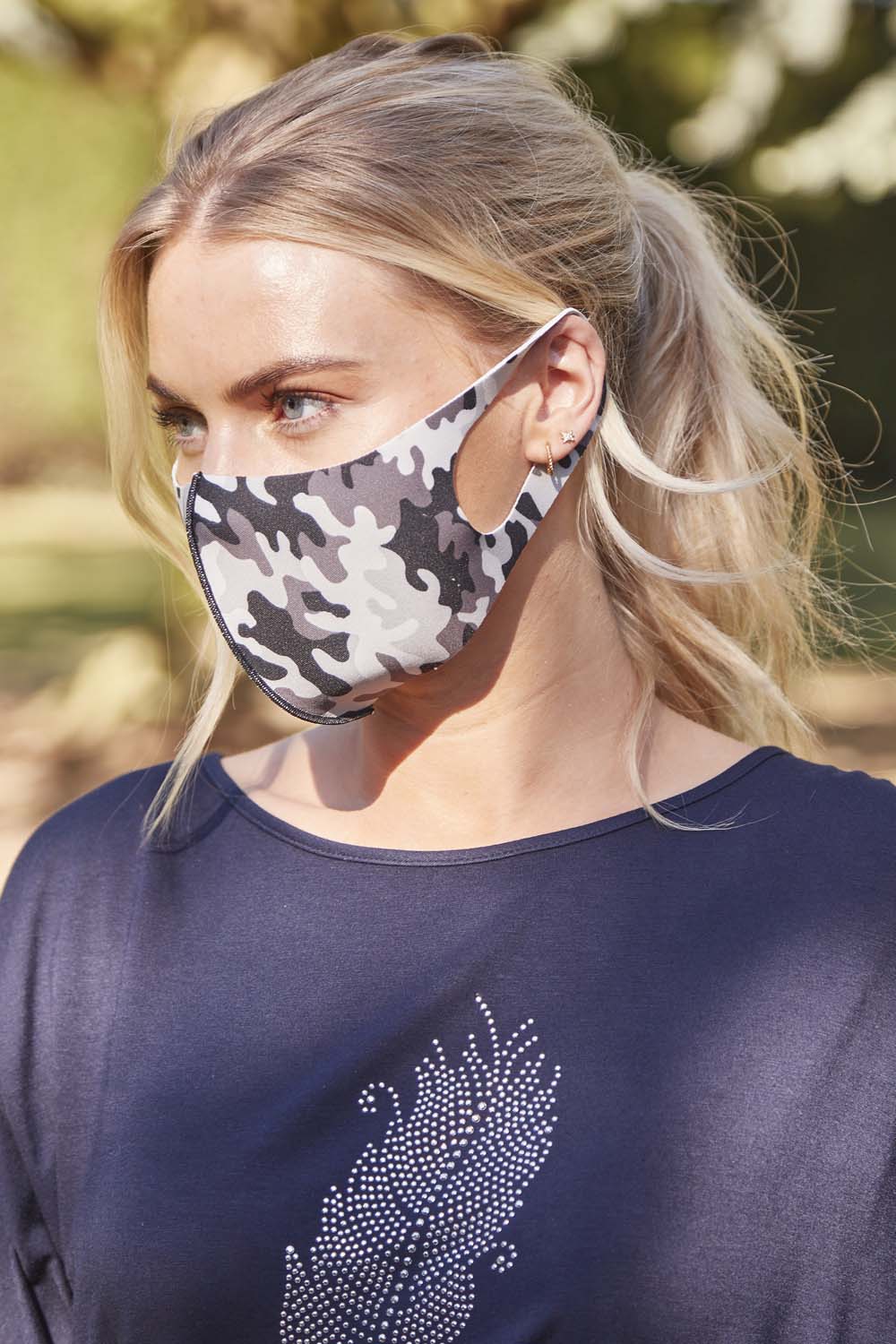 Camouflage Fast Drying Fashion Face Mask