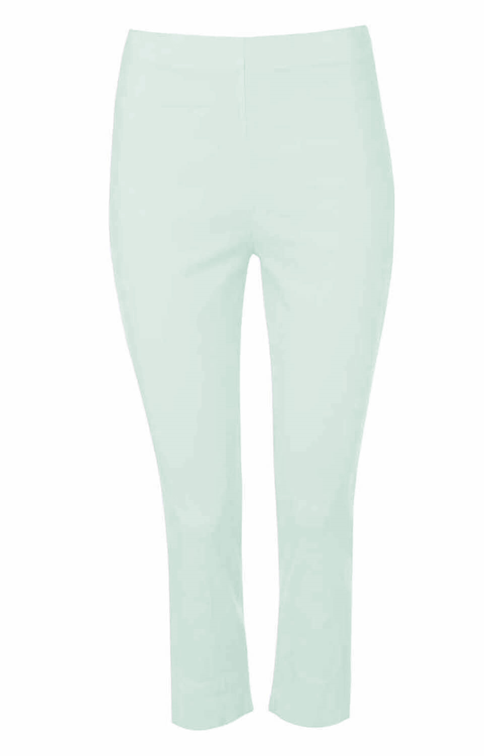 Sage Green Cropped Stretch Trouser, Image 4 of 6