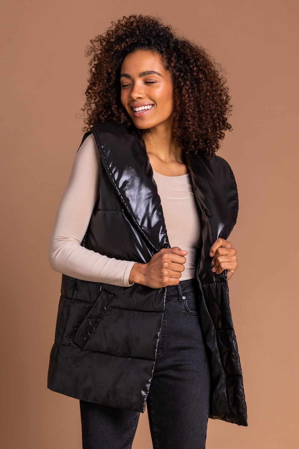 Quilted Collared Gilet