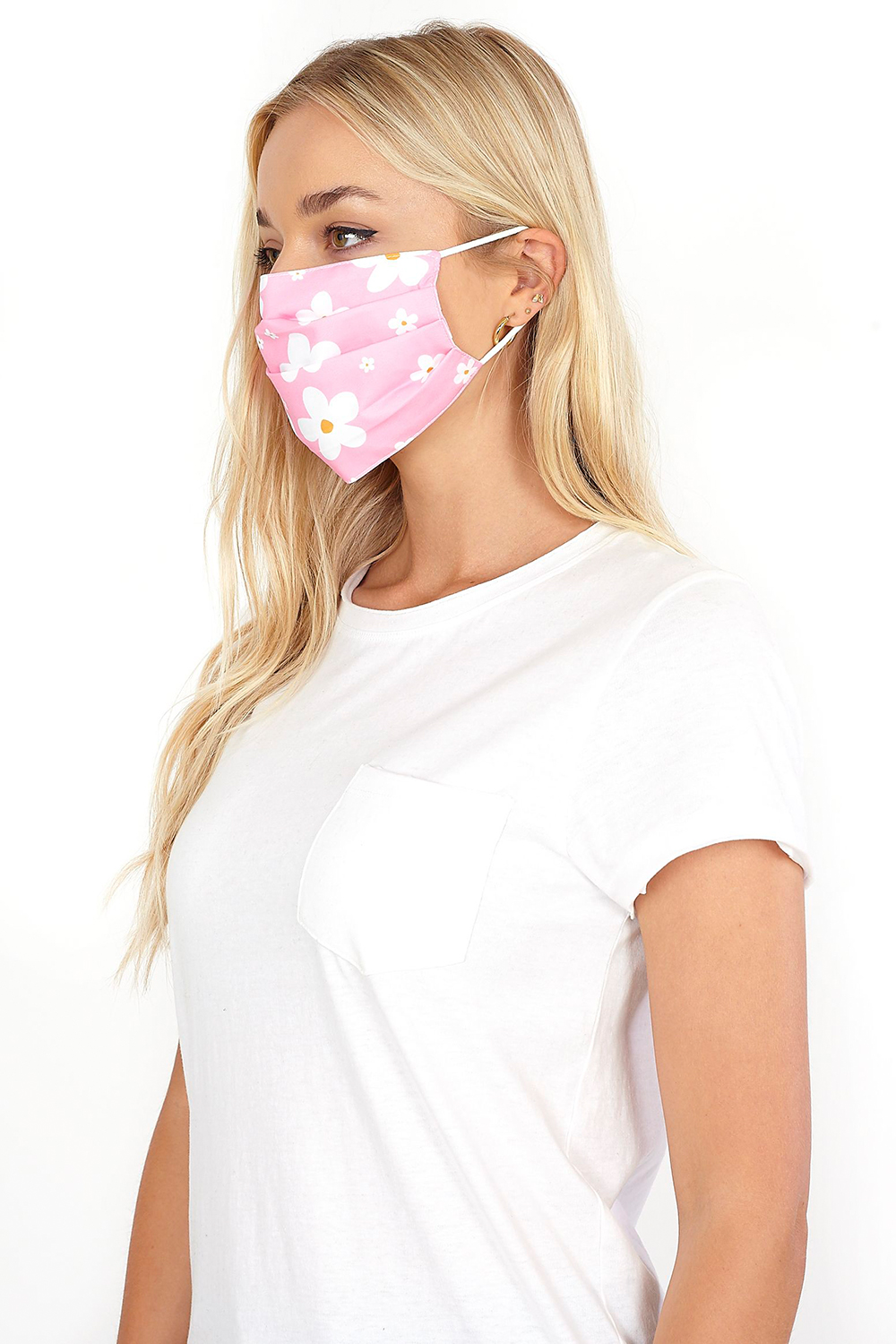 Flower Print Fast Drying Fashion Face Mask