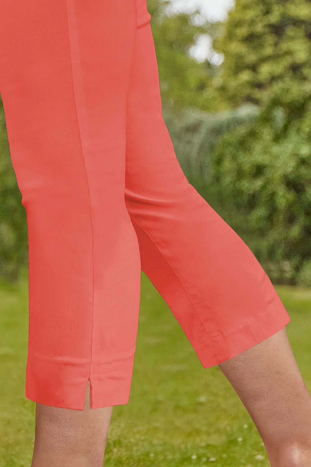 CORAL Cropped Stretch Trouser, Image 4 of 5