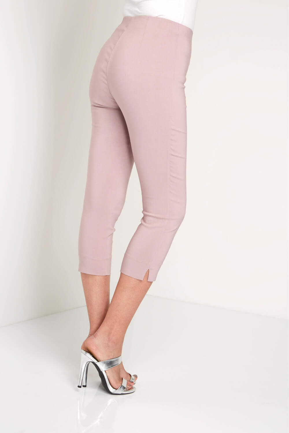 Rose Cropped Stretch Trouser, Image 3 of 4