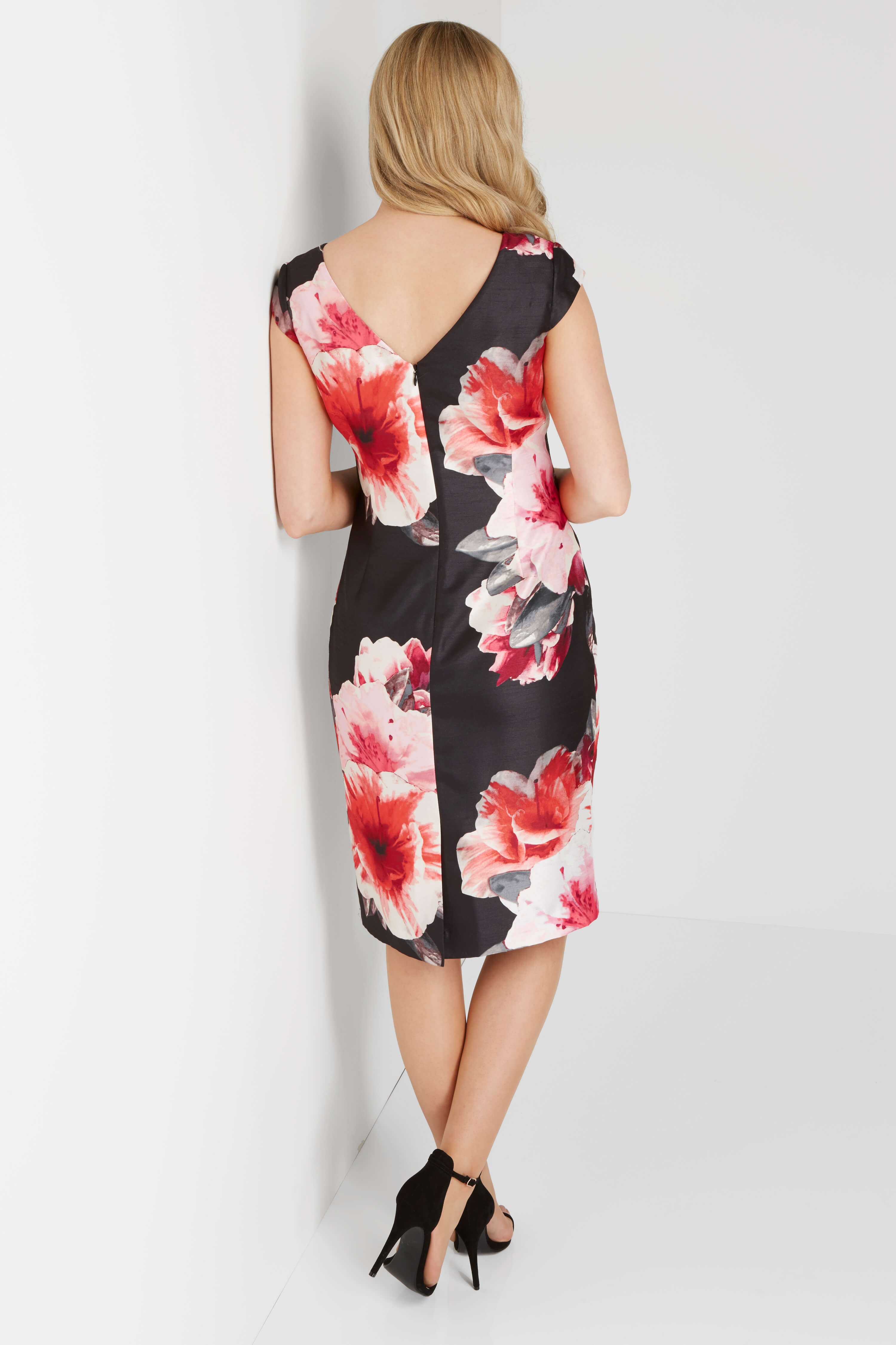 PINK Online Exclusive Pleat Detail Floral Dress, Image 3 of 4