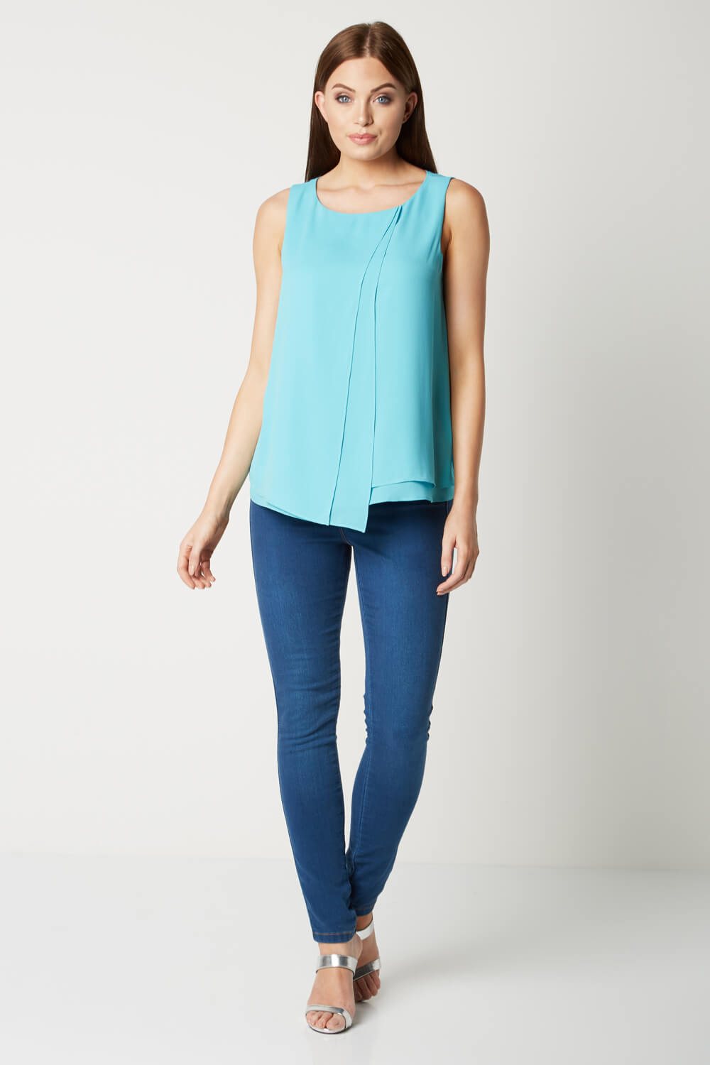 Double Layer Wrap Top