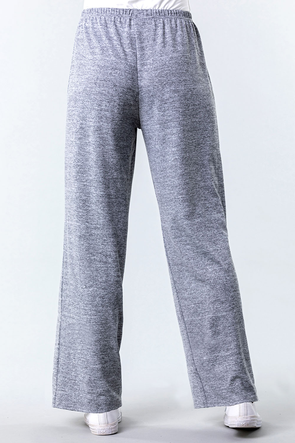 Grey Wide Leg Lounge Trousers, Image 2 of 4