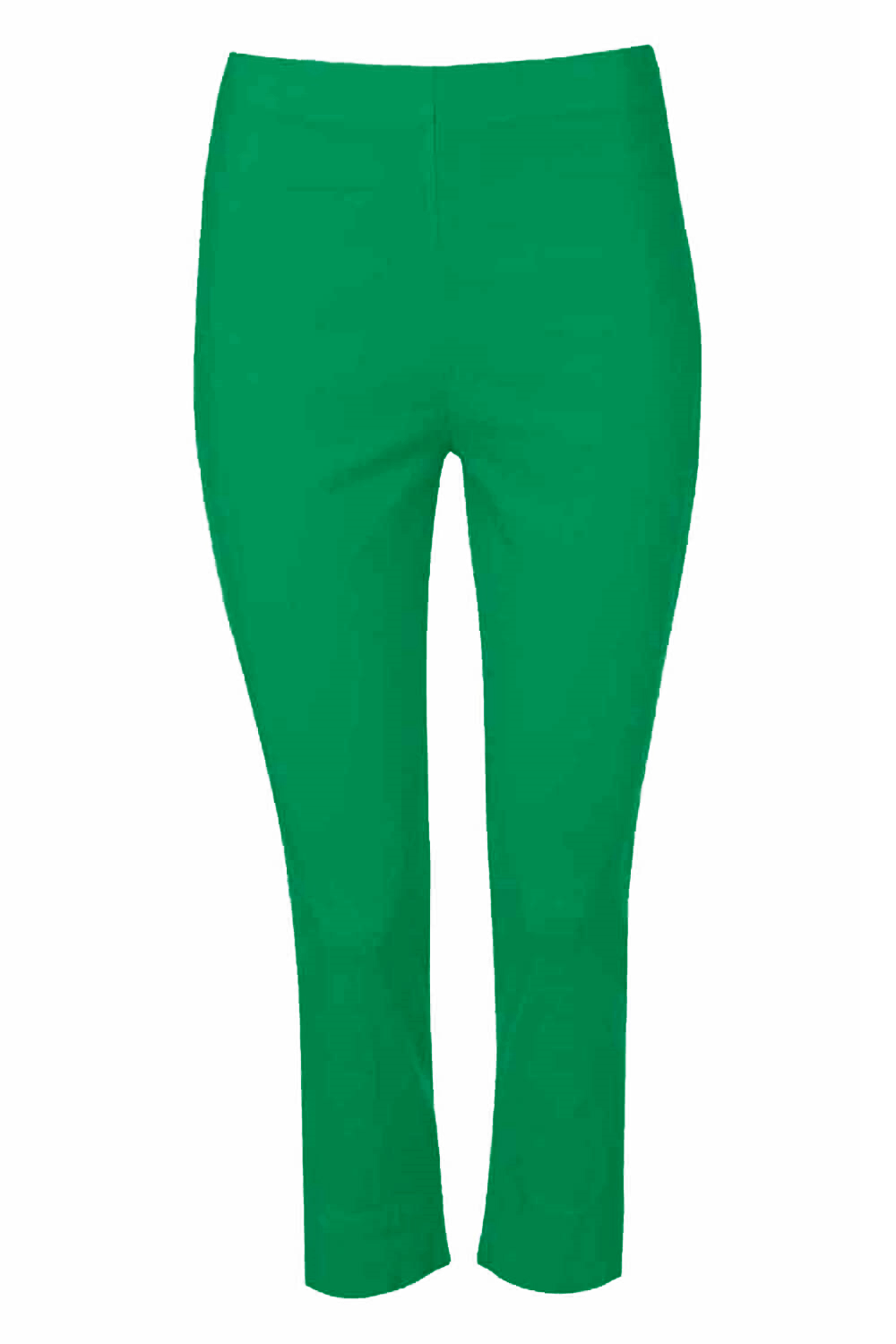 Emerald Green Cropped Stretch Trouser, Image 5 of 5