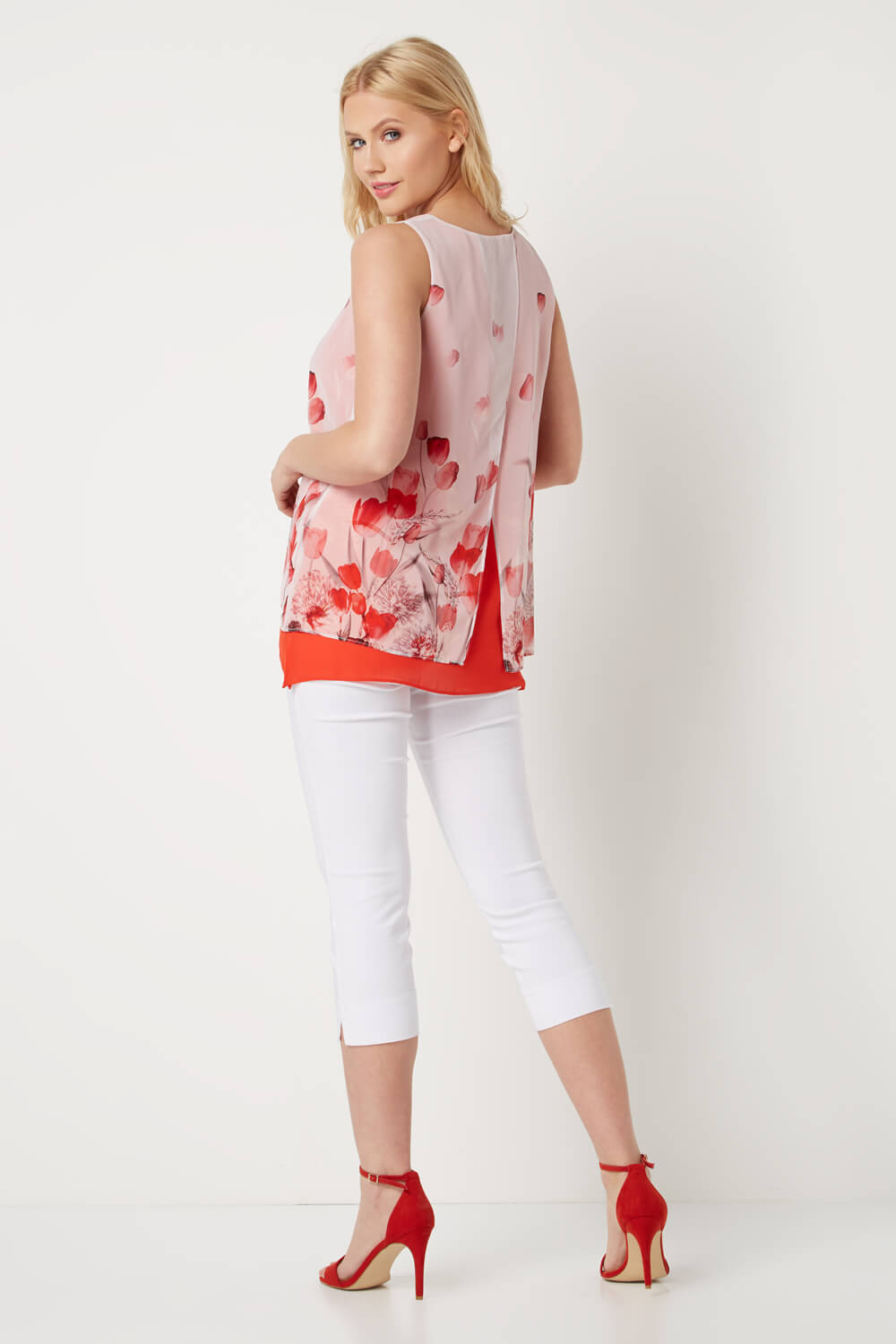 PINK Tulip Double Layer Top , Image 2 of 4