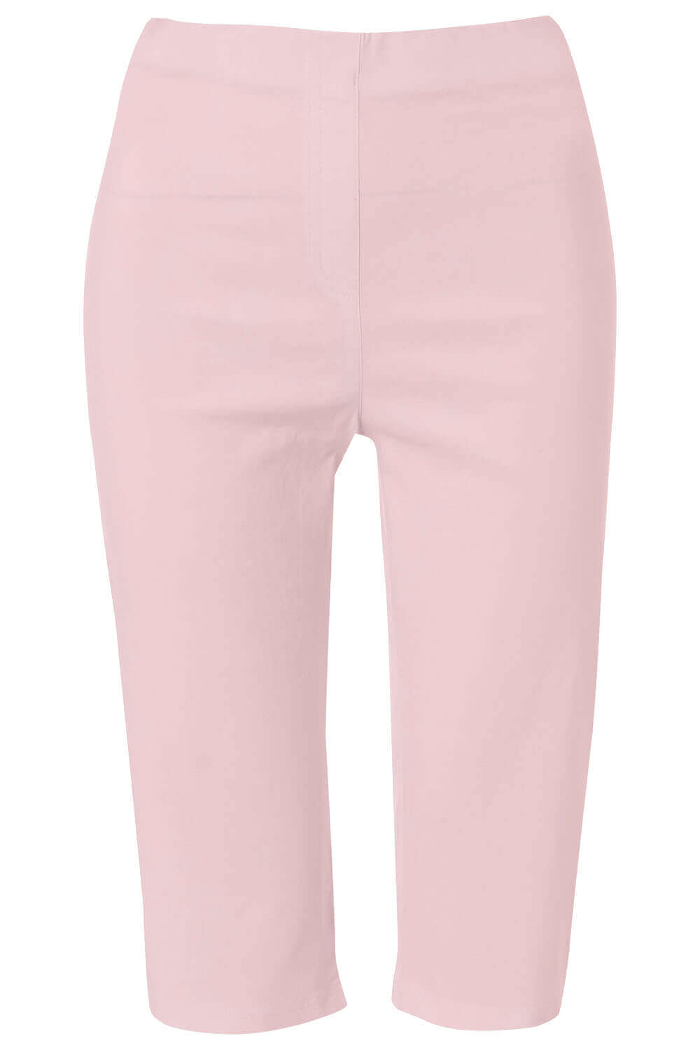Light-Pink Stretch Knee Length Shorts, Image 3 of 3