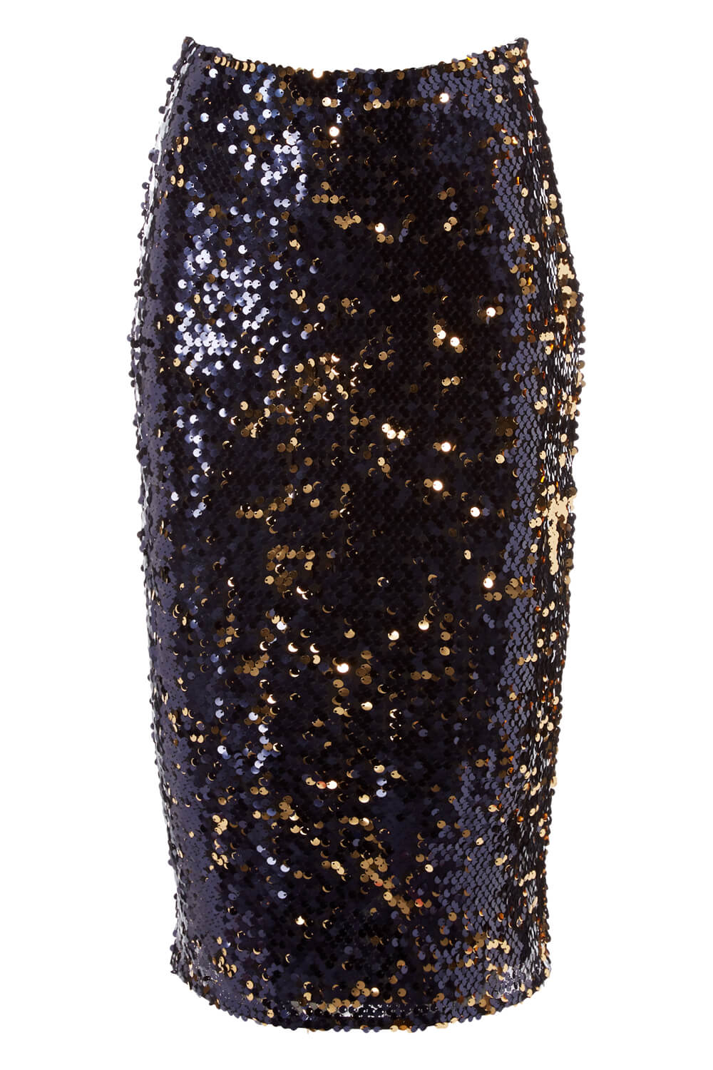 Blue All Over Sequin Skirt, Image 4 of 4
