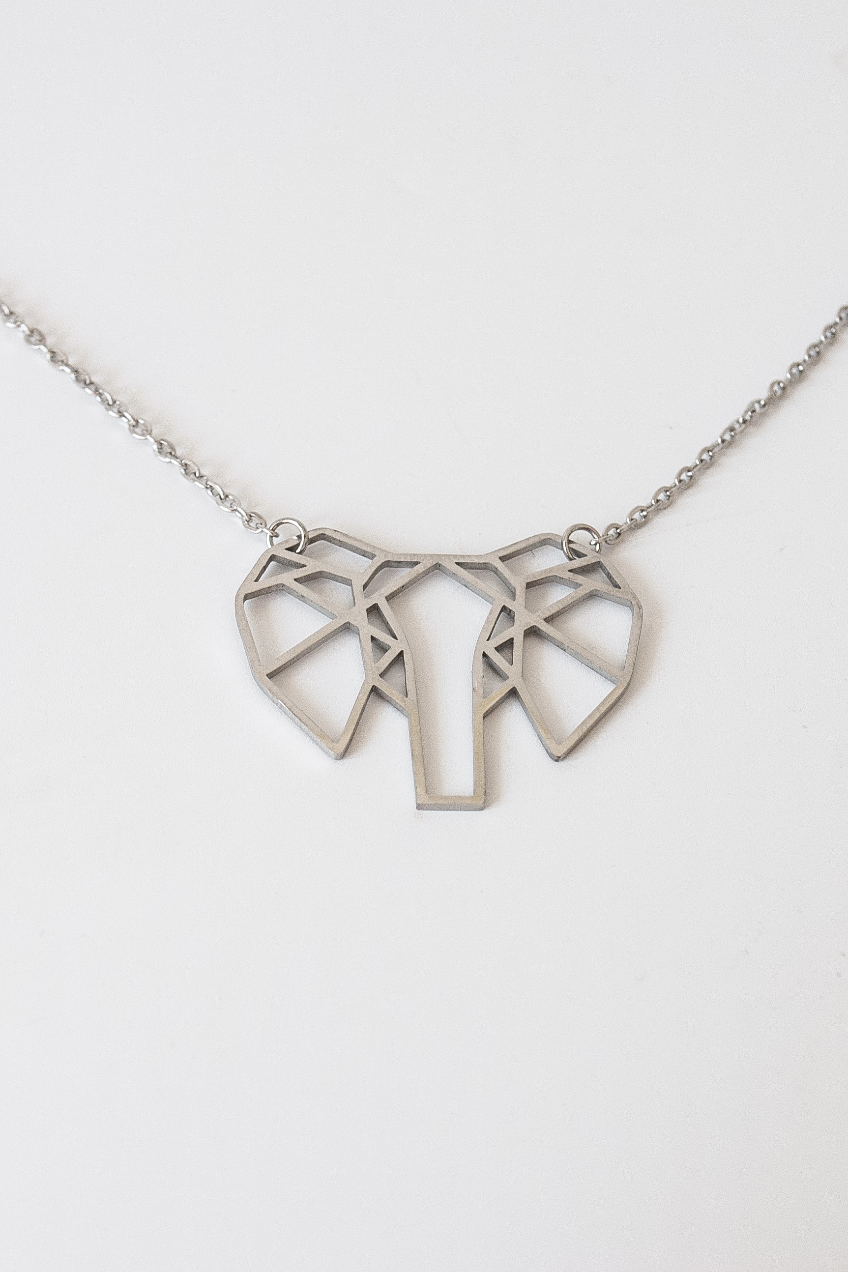 Origami Elephant Necklace