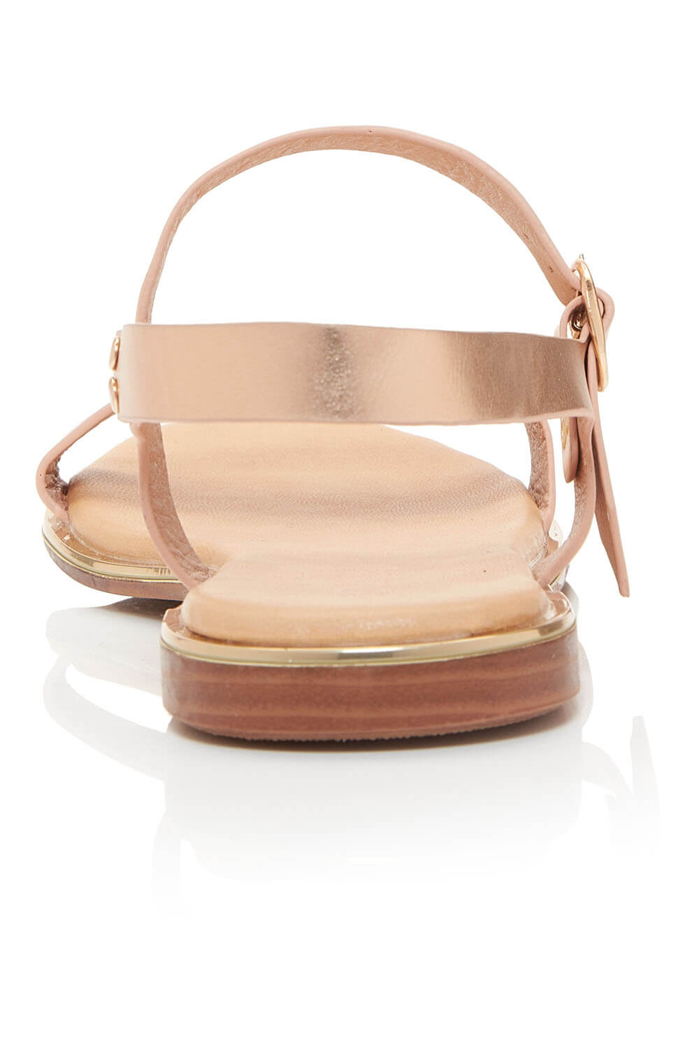 Rose Gold Casual Buckle Sandal, Image 4 of 5
