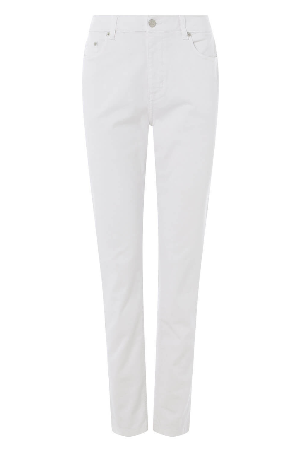 White Full Length Tailored Jeans, Image 5 of 5