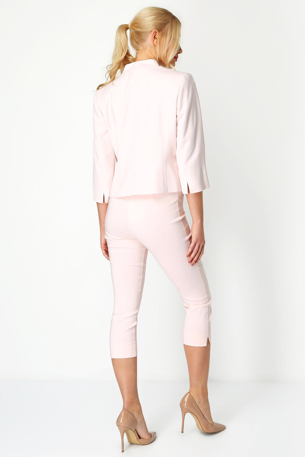 Light Pink 3/4 Sleeve Rochette Jacket, Image 4 of 5
