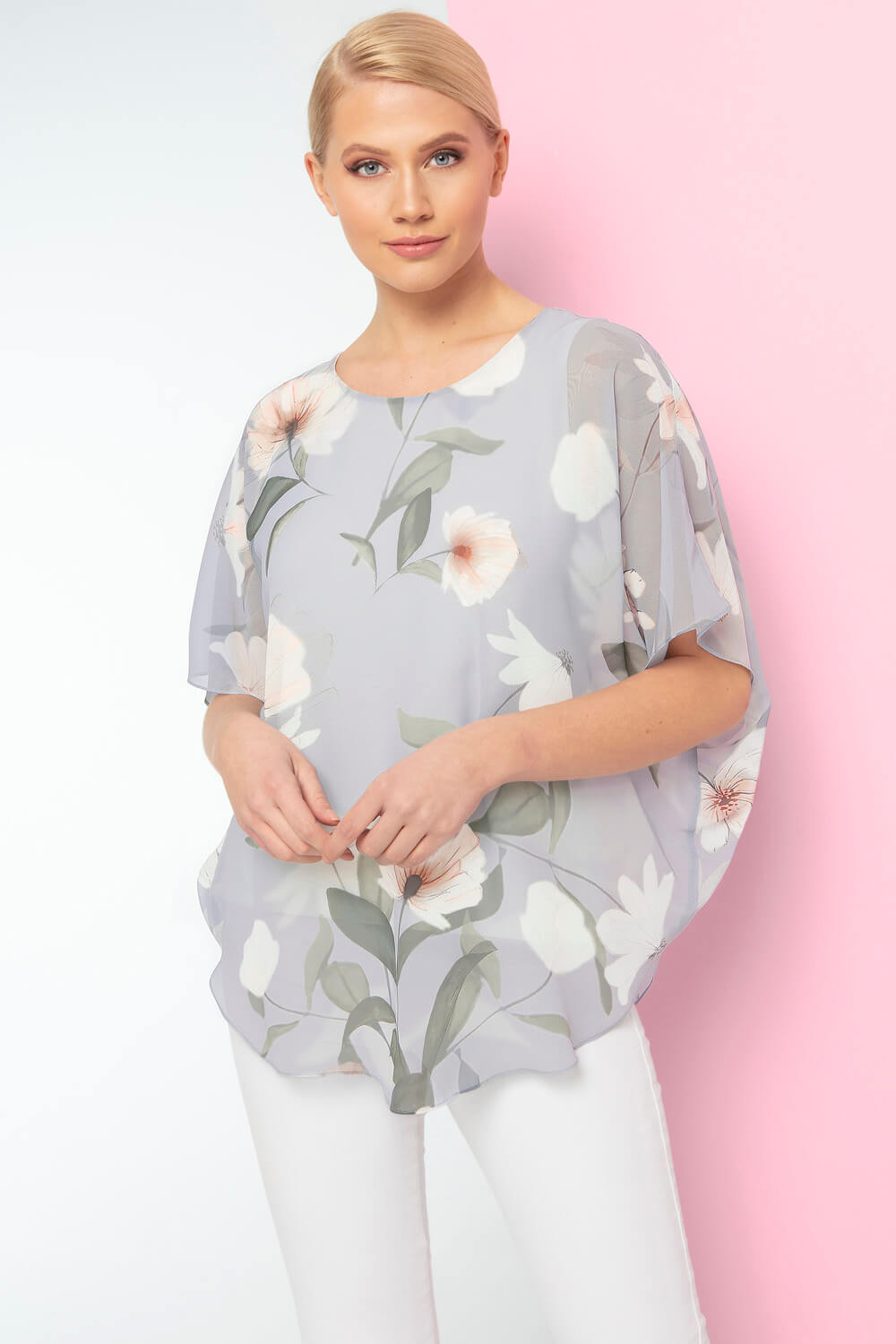 Batwing Floral Top 