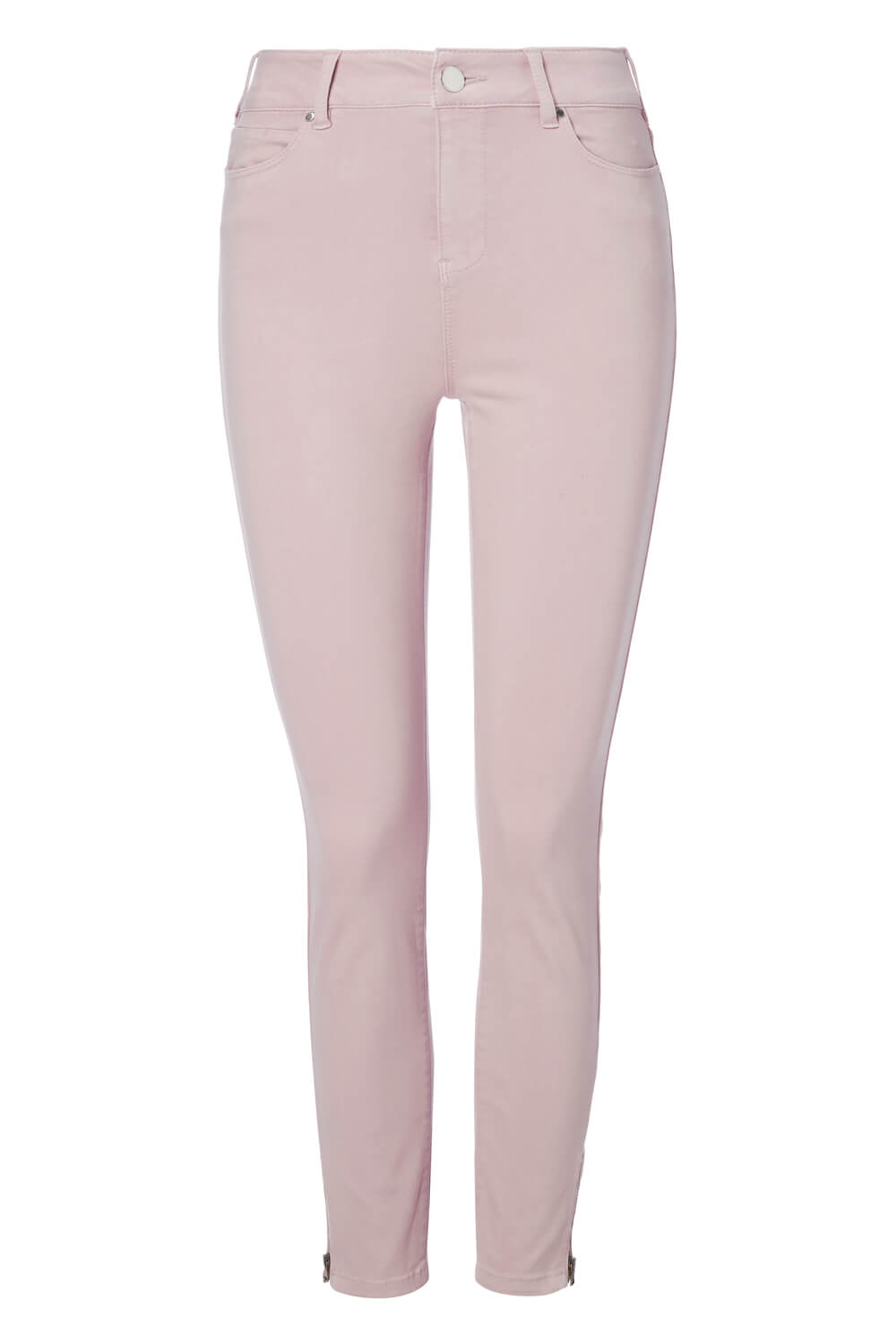 Cropped Jeans in Dusty Pink - Roman Originals UK