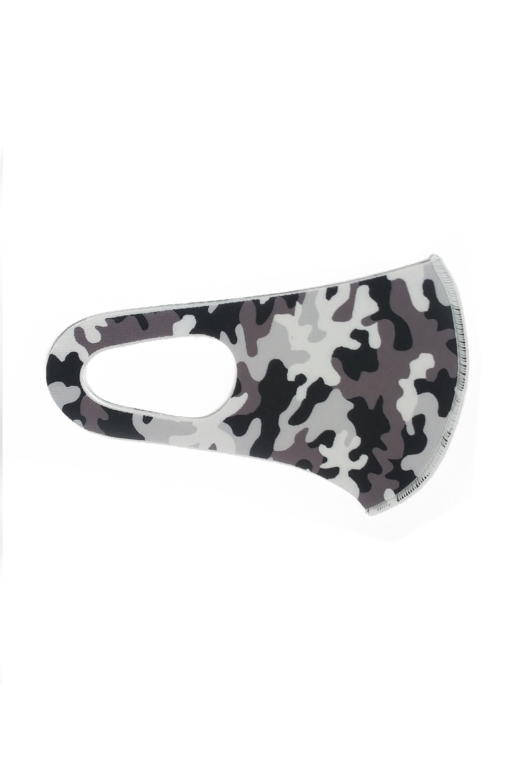 Black Camouflage Fast Drying Fashion Face Mask, Image 3 of 4