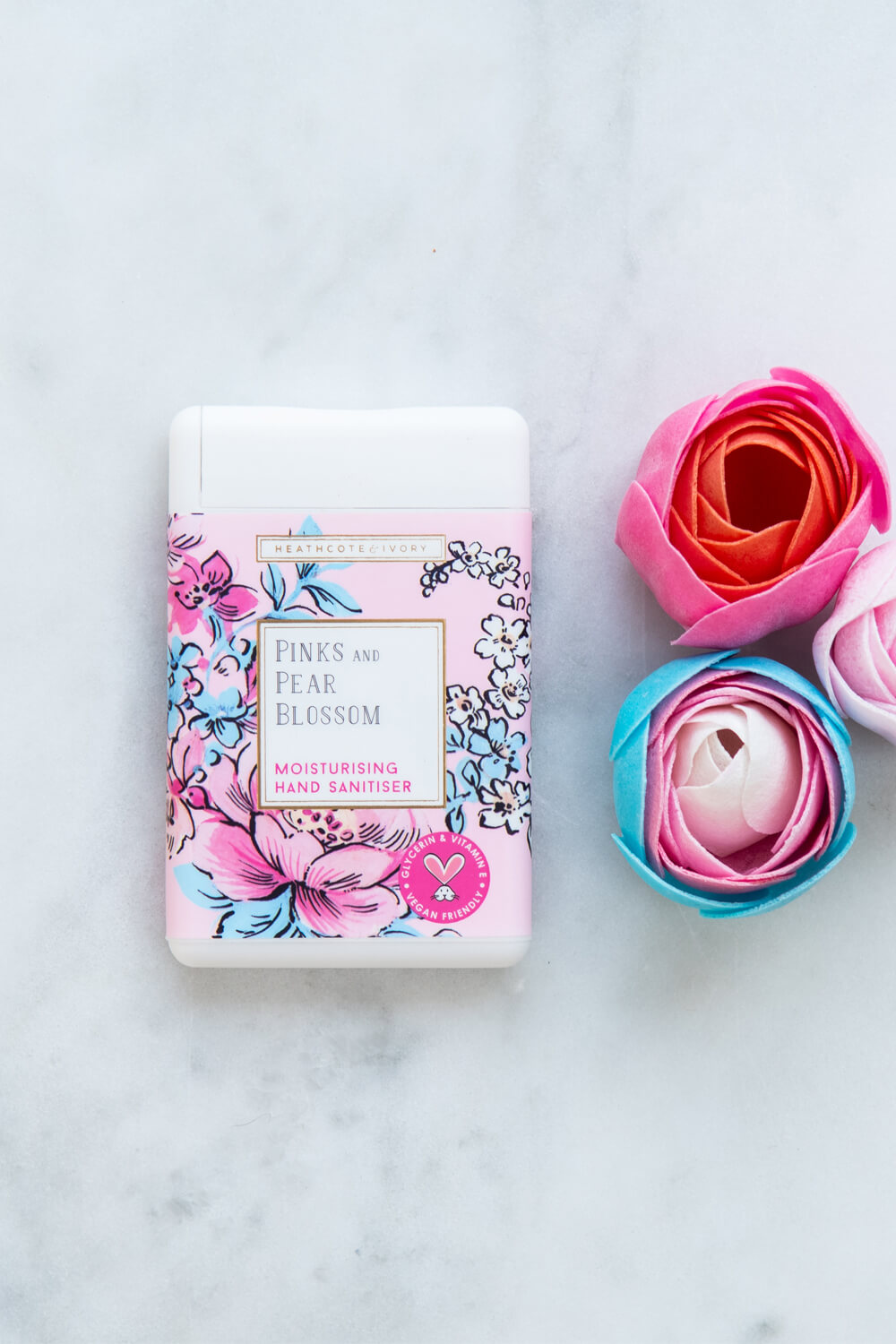 Heathcote & Ivory - Pinks & Pear Blossom Moisturising Hand Sanitiser