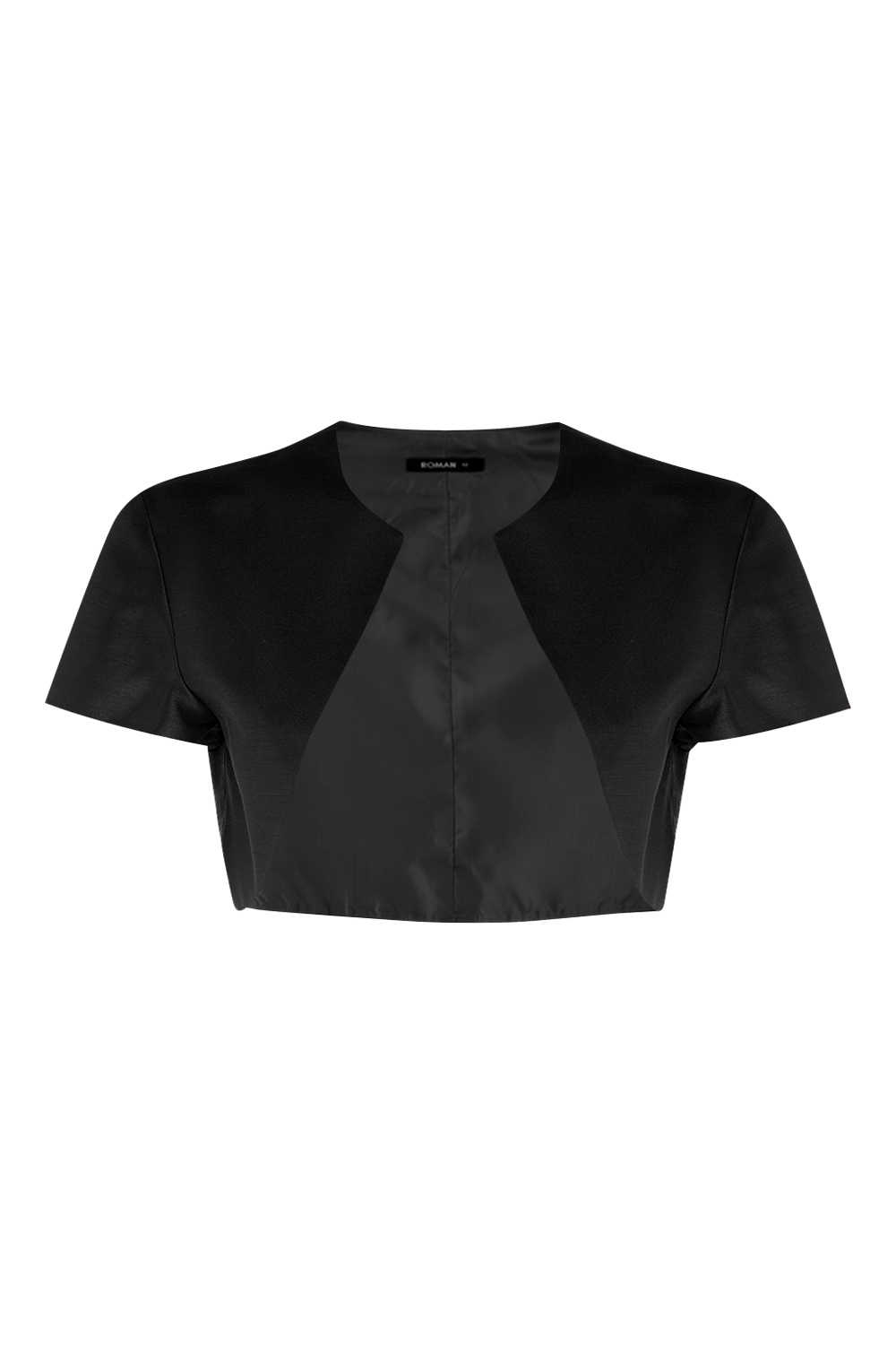 Black Short Sleeve Bolero, Image 4 of 4
