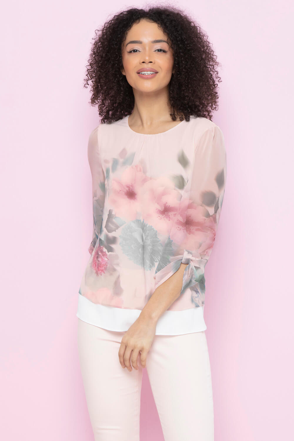 Floral Overlay Top