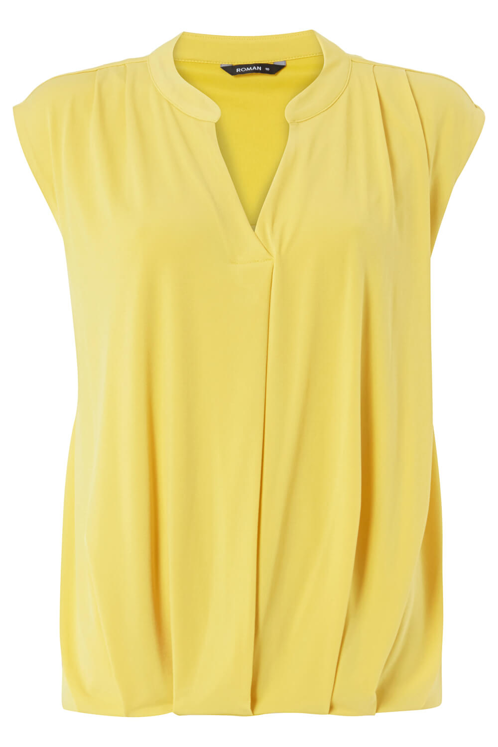 Lime Cocoon Bubble Hem Top, Image 5 of 5