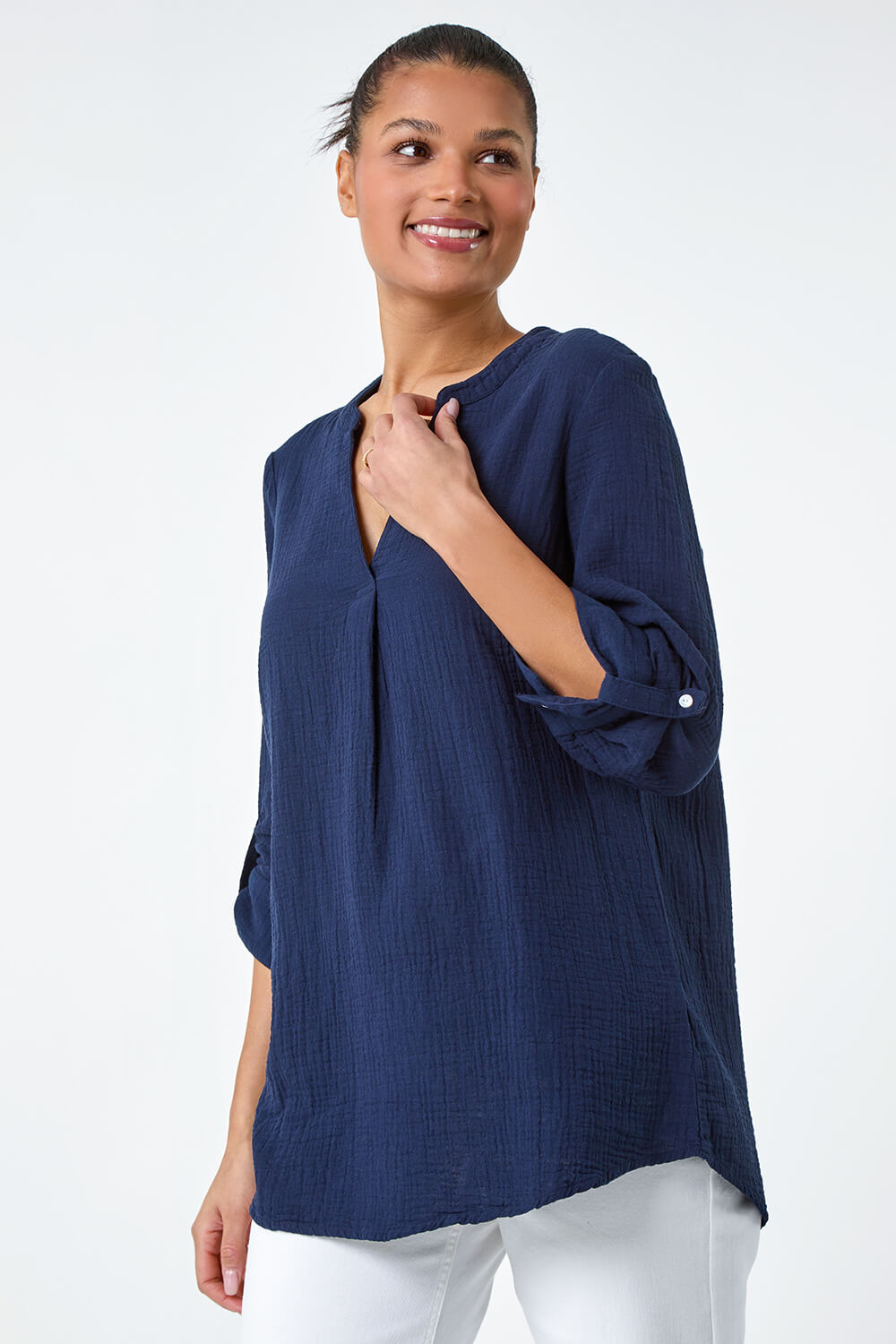 NEW Tag Navy Pleat Shawl Pom Pom Simonetta UK