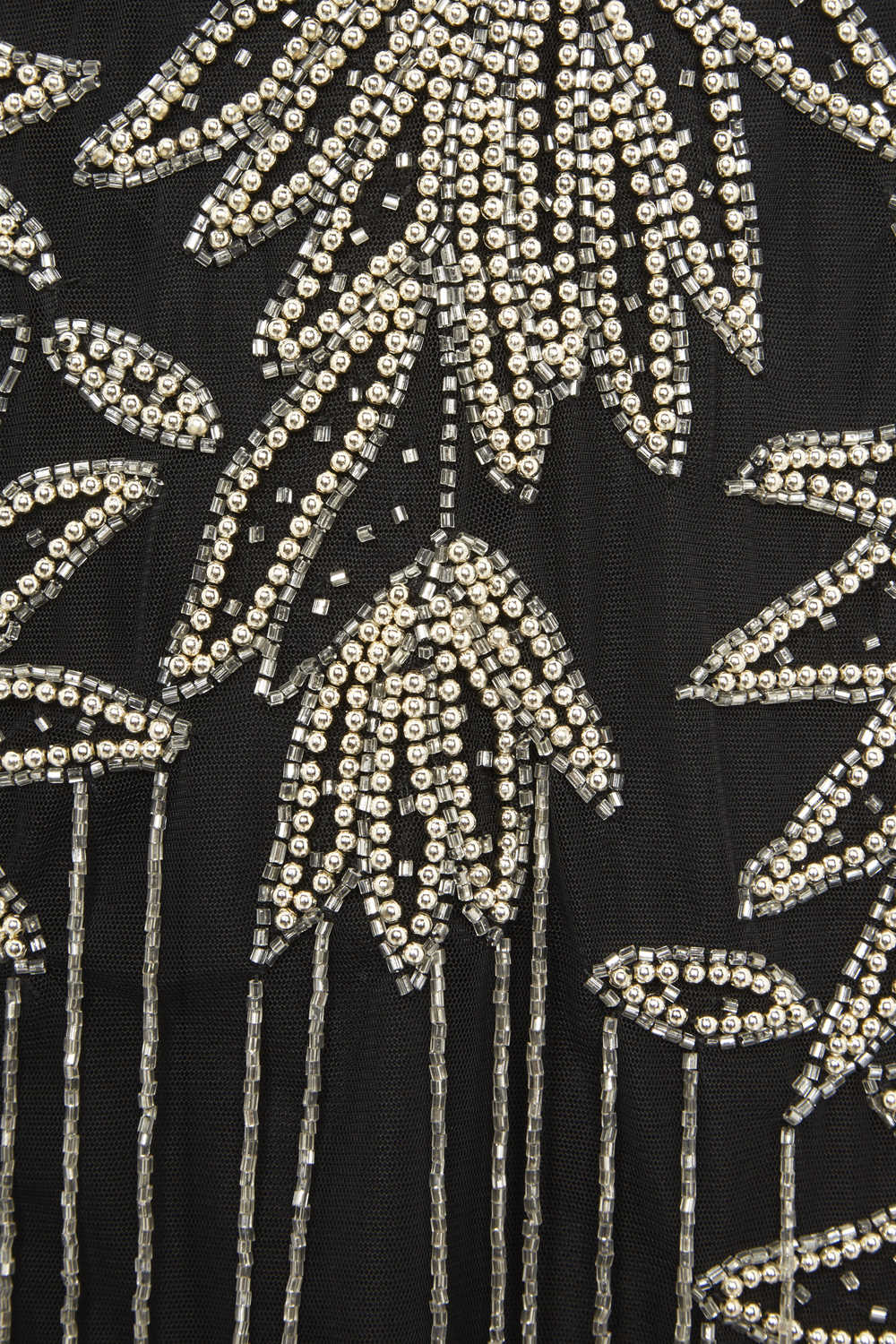 Embellished Flapper Dress in Black - Roman Originals UK