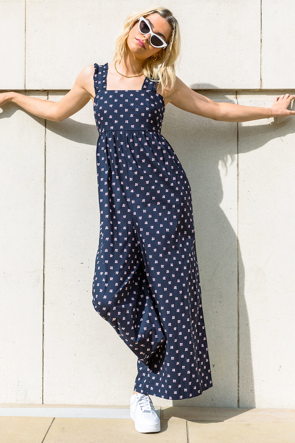  Wide Leg Oversized Relaxed Jumpsuit, Image 4 of 5