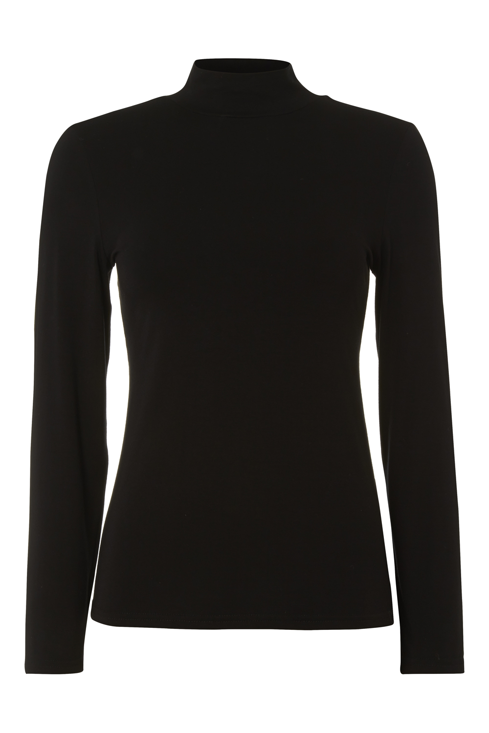 black turtleneck top