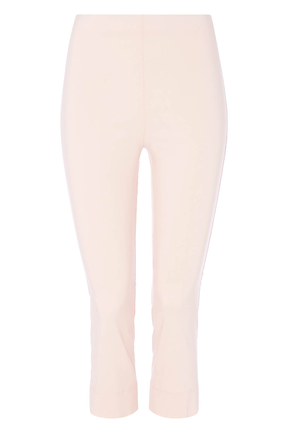 Pale Pink Cropped Stretch Trouser, Image 4 of 4