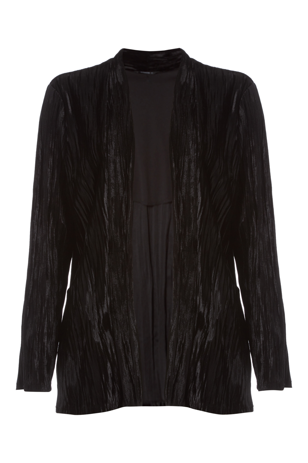 Crushed Velour Jacket in Black Roman Originals UK