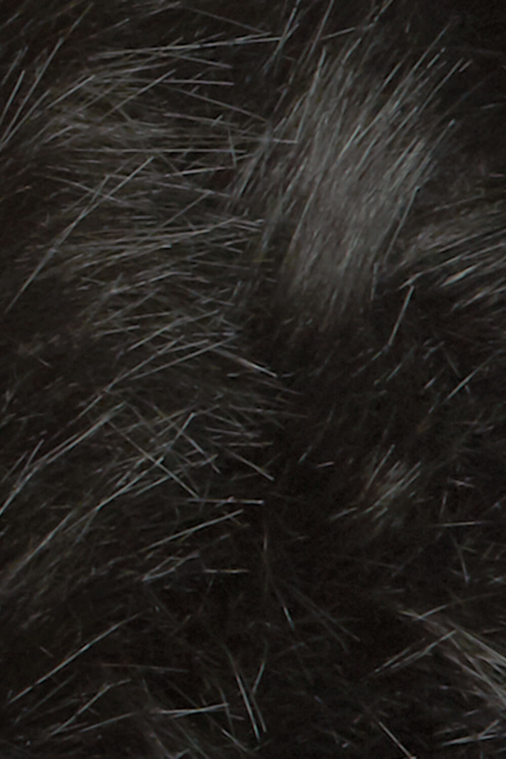 Faux Fur Stole Scarf in Black - Roman Originals UK