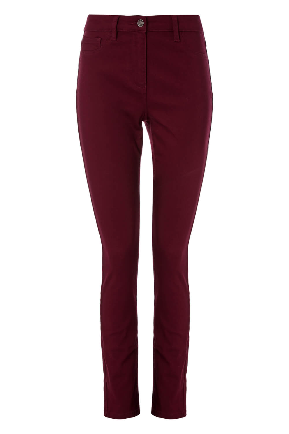 Berry Red Slim Fit Jeans , Image 4 of 4