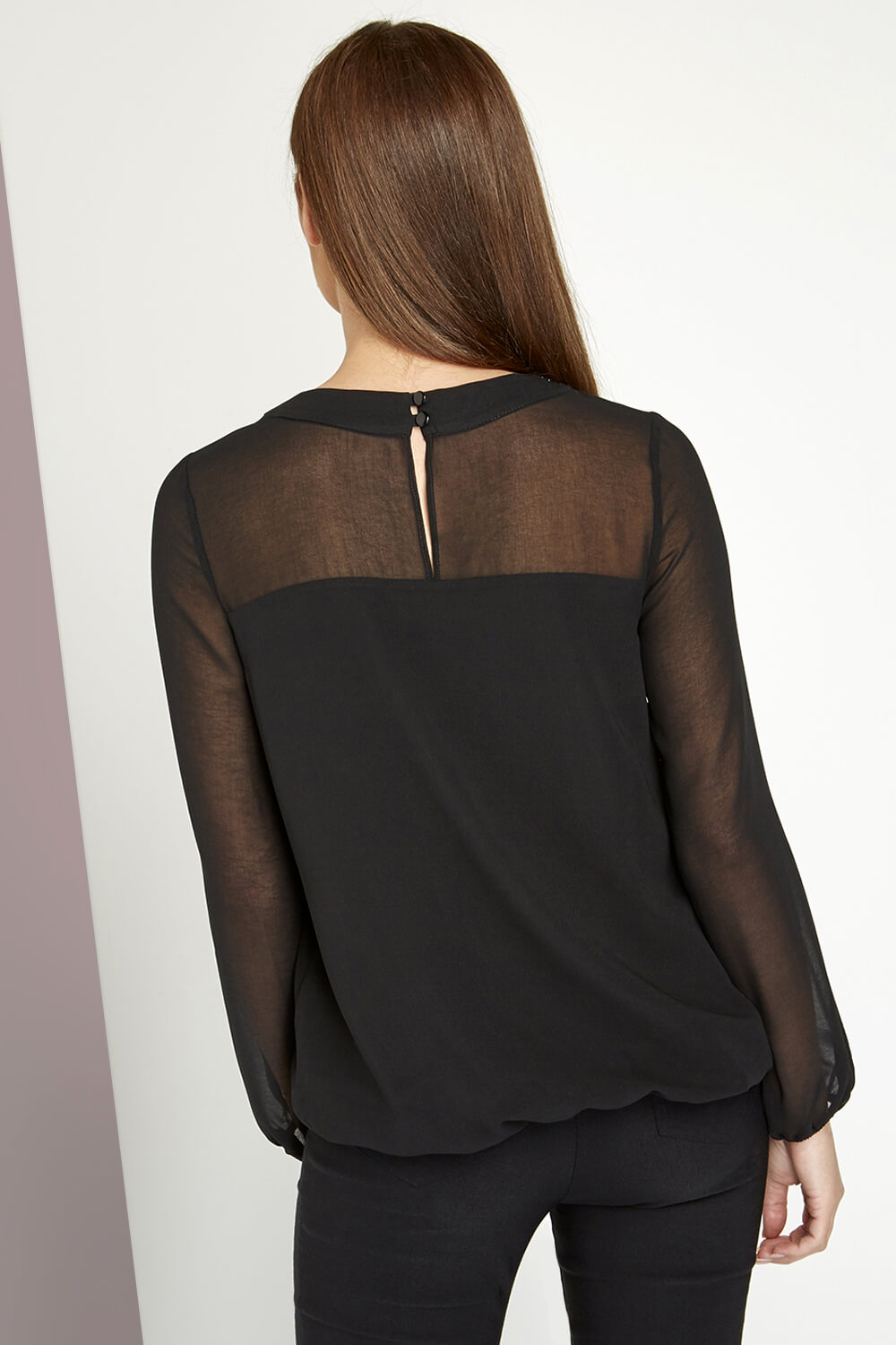 chiffon sleeves design