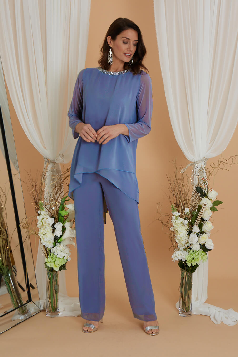 Elegant Mother Of The Bride Pant Suits With Jacket Formal Chiffon Trouser  Suits For Groom Mother Cheap Summer Wedding Guest Dresses From Bridalstore,  $78.72 | DHgate.Com