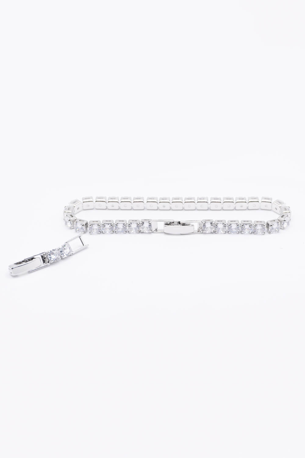 Silver Diamante Tennis Bracelet, Image 5 of 5