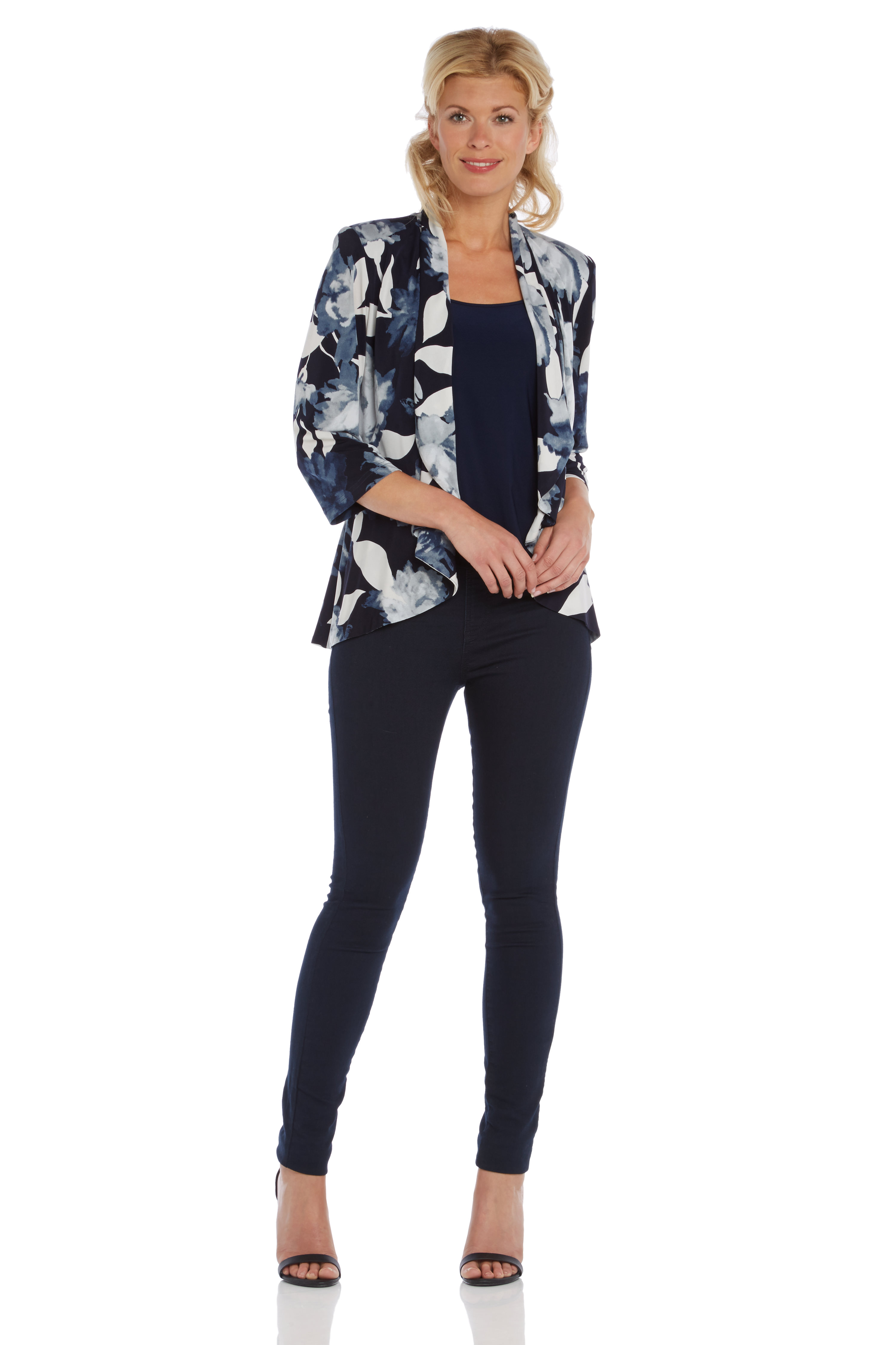 floral peplum jacket