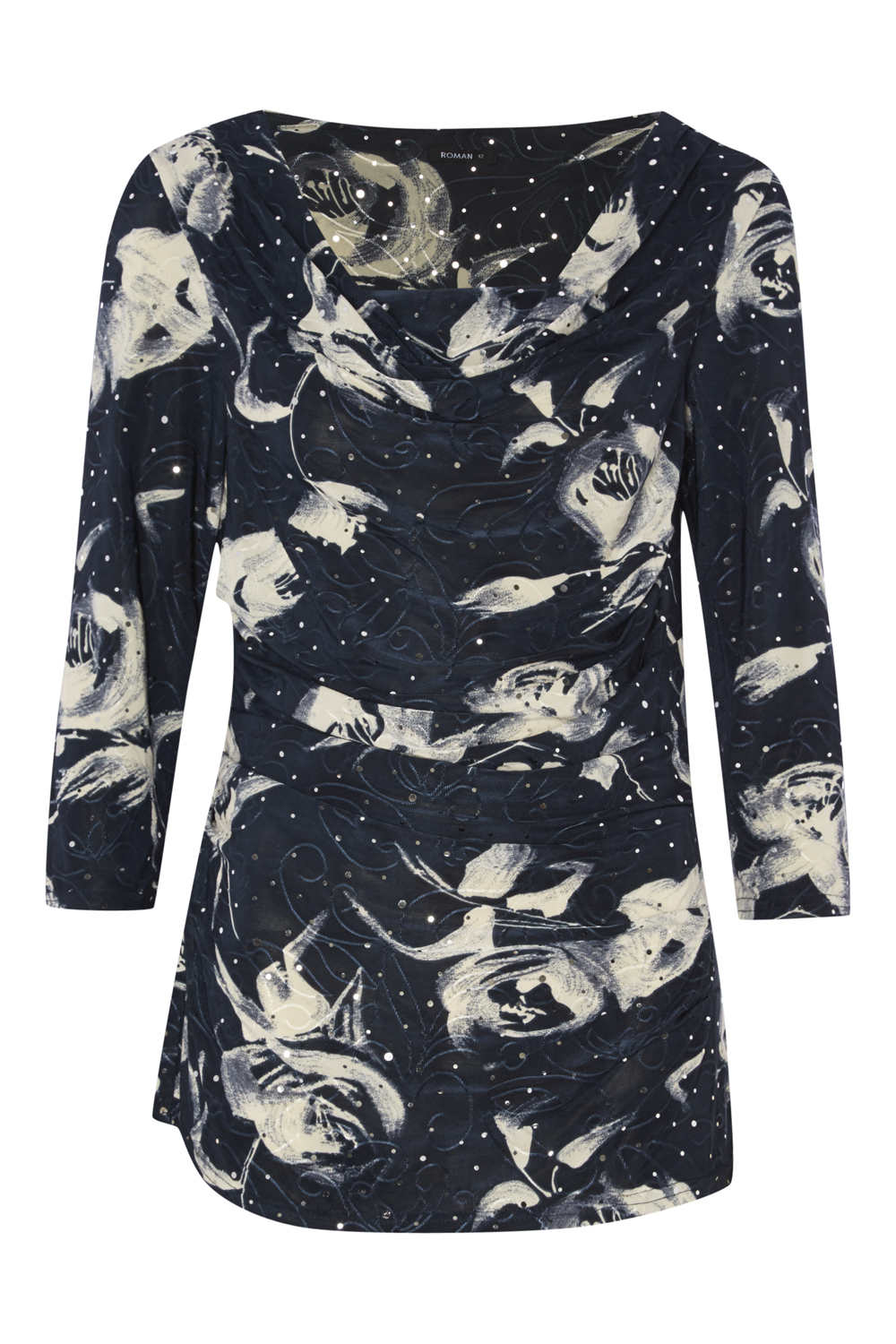 Cowl Neckline Flowy Top
