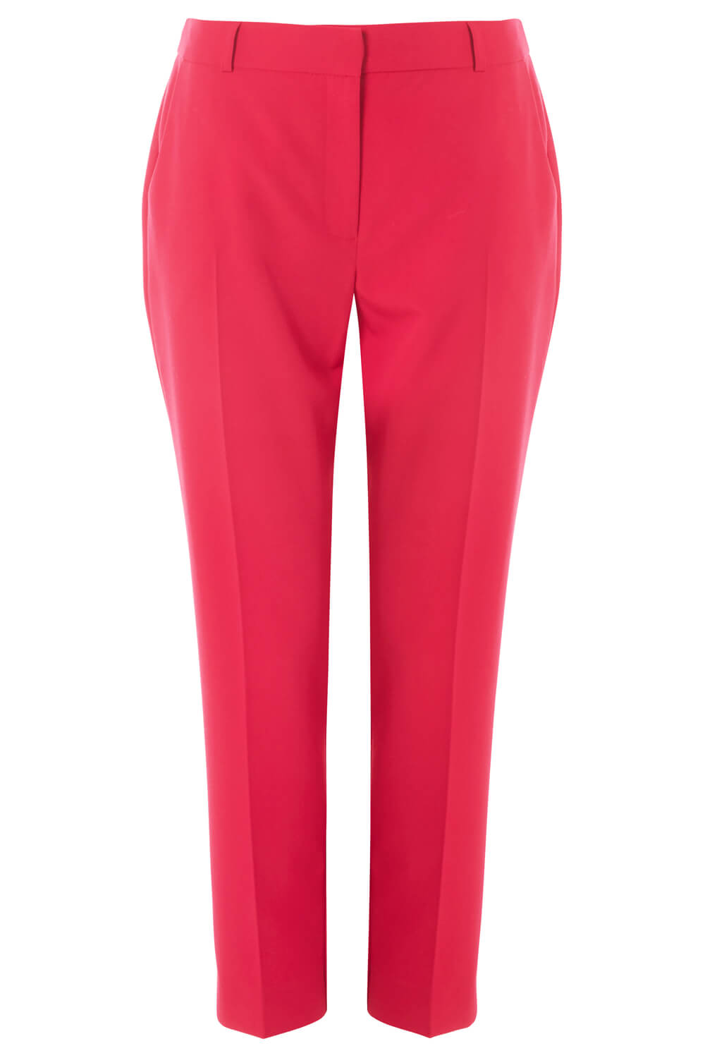 Fuchsia Straight Leg Tapered Trousers, Image 3 of 3