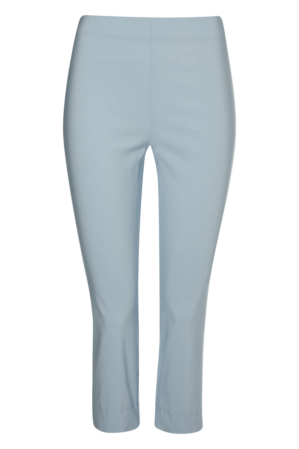 Grey Cropped Stretch Trouser, Image 4 of 4