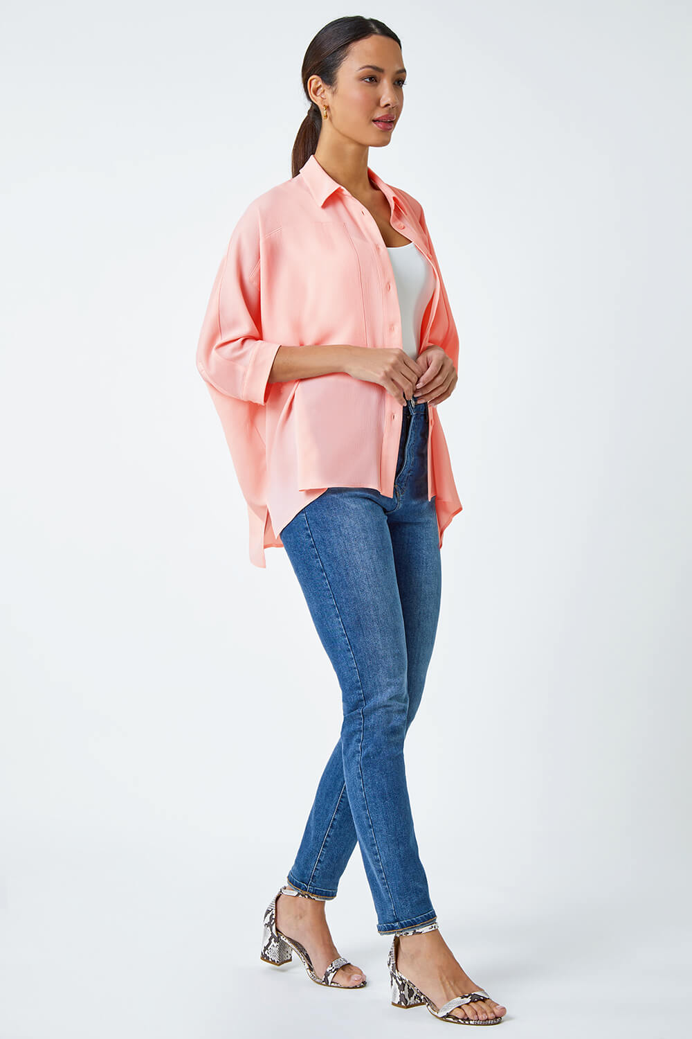 Light Pink Relaxed Smart Stretch Shirt, Image 4 of 6