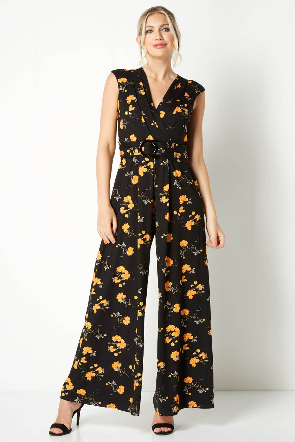 orange and black jumpsuit