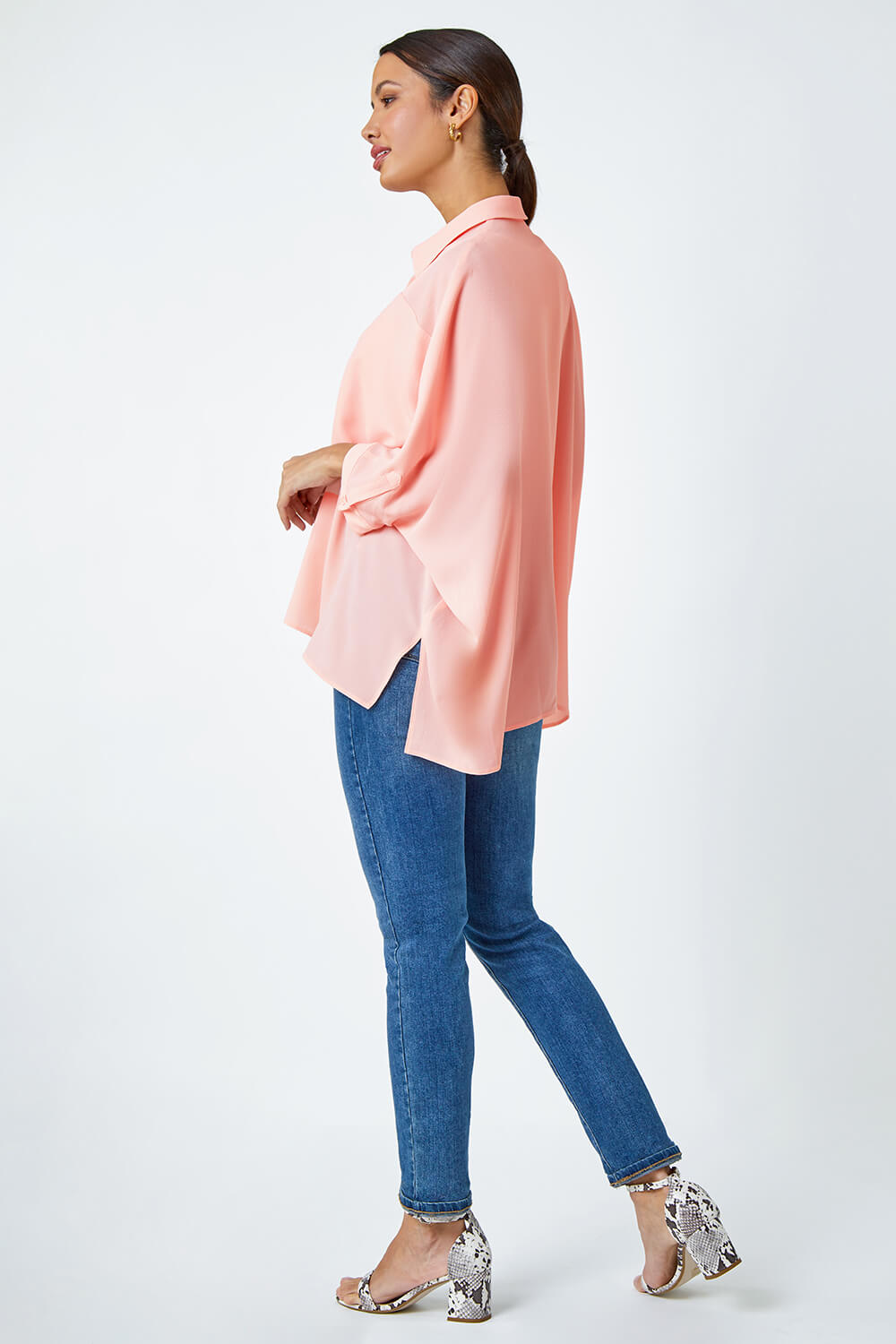 Light Pink Relaxed Smart Stretch Shirt, Image 5 of 6