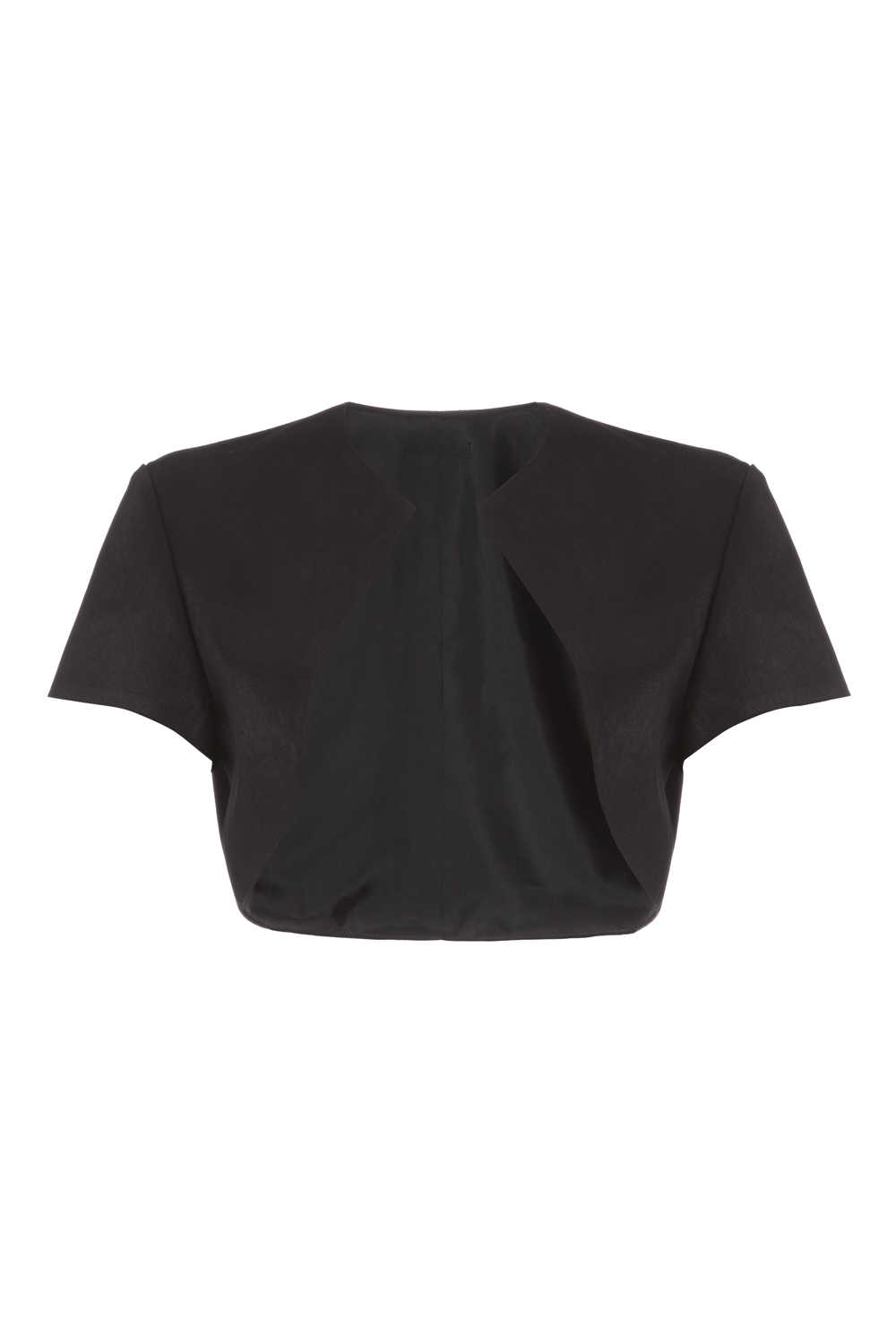 Black Short Sleeve Bolero, Image 3 of 5