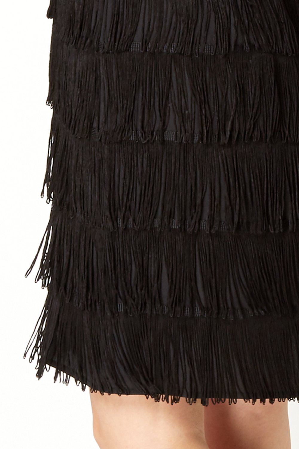Black Lace Flapper Dress, Image 4 of 5