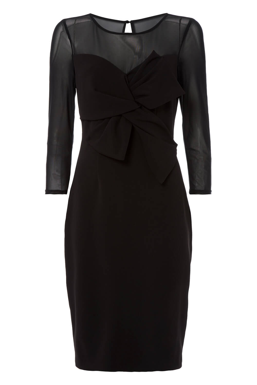 Black Bow Detail Dress, Image 4 of 4