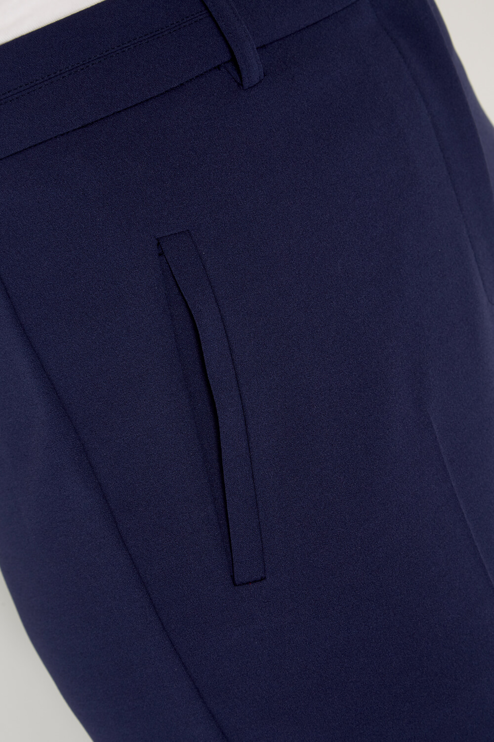 Navy  Tailored Pleated Trouser, Image 4 of 5