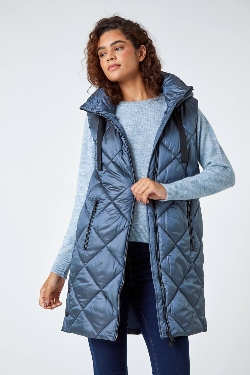 Diamond Quilted Padded Gilet